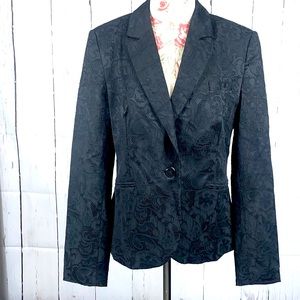 Black larel lace blazer size M